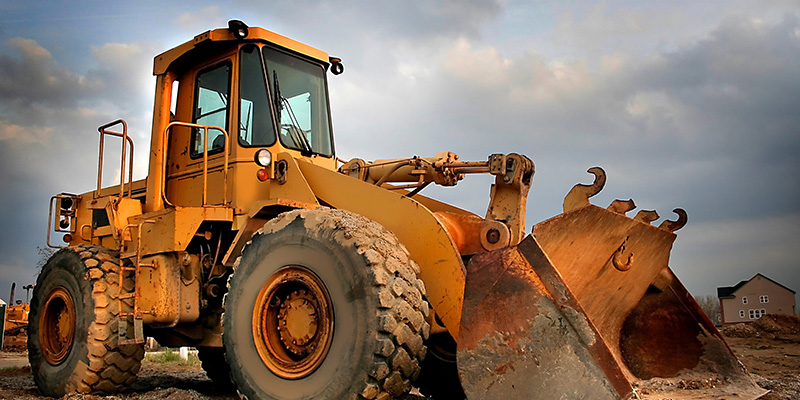 construction equipment storage - outdoor storage